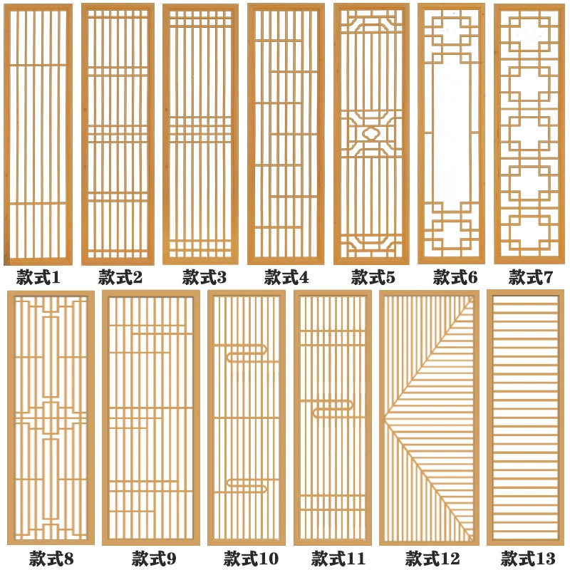 Lưới tản nhiệt bằng gỗ kiểu Nhật
         tùy chỉnh , vách ngăn bằng gỗ nguyên khối kiểu Trung Quốc mới, phòng khách và phòng ngủ tối giản hiện đại, chặn lối vào rỗng vách cnc 
