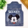 Bé cao bồi vest mùa xuân và mùa thu quần áo trẻ em nhỏ bông denim vest vai hoang dã mỏng boy girl jacket quần áo trẻ em cao cấp