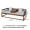 La Hán giường trà bàn ghế kết hợp bàn ghế sofa giải trí cũ elm bàn trà kung fu bàn trà đặt đồ nội thất - Bộ đồ nội thất