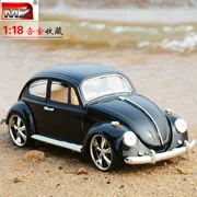 Mẫu xe hợp kim Beetle đẹp của Volkswagen 1 18 Mô phỏng nguyên bản Xe cổ điển dành cho trẻ em Quà tặng trang trí đồ chơi - Chế độ tĩnh