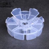 Коробка для хранения, прозрачная коробочка для хранения, пластиковые бусины, аксессуар, аксессуары