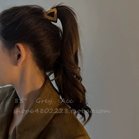 Матовый треугольник, заколка для волос, хвостик, заколка-крабик, аксессуар для волос, популярно в интернете, коллекция 2023