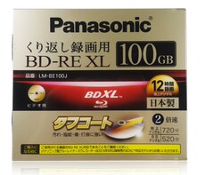 Диски CD, DVD panasonic/松下100g蓝光盘bd-re xl 2速可重复擦写空白bd光盘日产