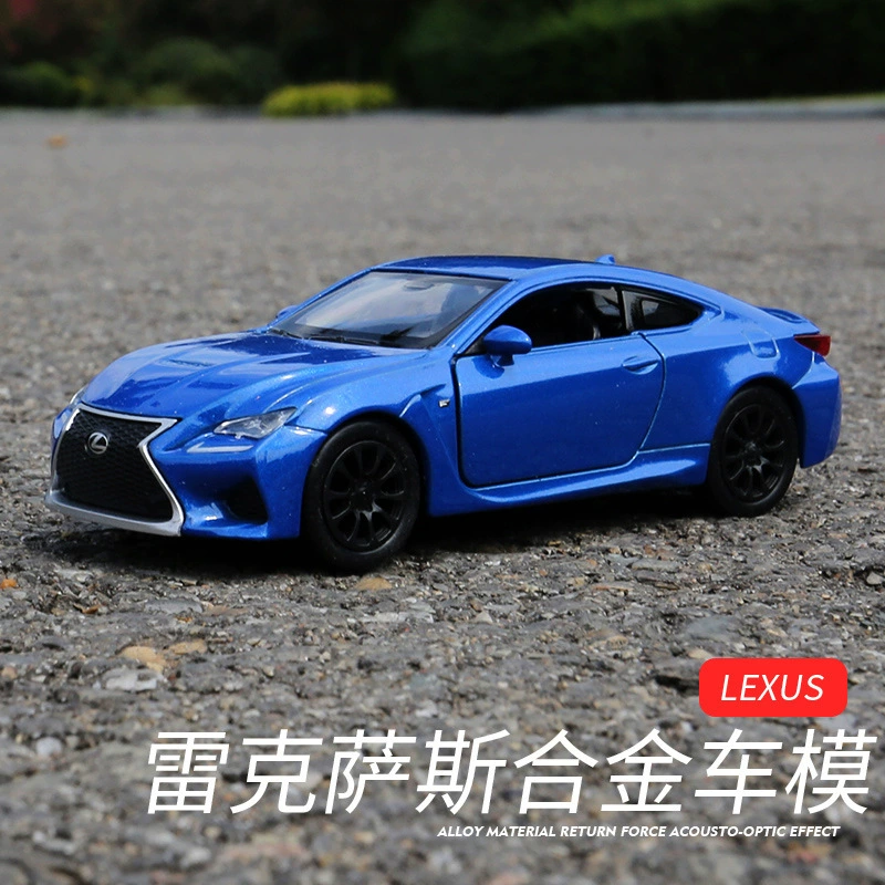 Xe thể thao Lexus RCF 1:36 hợp kim xe mô hình bánh nướng tráng miệng bàn trang trí đồ chơi xe - Chế độ tĩnh