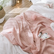 ins nordic giữa chân giường chăn đơn giản và giản dị của thảm trang trí mô hình giường chăn bông sofa bìa khăn - Ném / Chăn