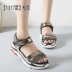 41 đôi sandal cỡ lớn nữ mùa hè 43 đáy phẳng 34 mới 33 chân béo rộng 40 bánh đáy dày 42 hoang dã 32 cỡ nhỏ 31 dép crocs nữ Sandal