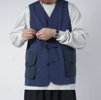 LR MADE 19SS Áo vest dụng cụ ngoài trời Nhật Bản Máy cầm tay nhẹ Gió du lịch chụp ảnh núi - Dệt kim Vest áo khoác cardigan học sinh