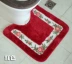 Hình chữ U vườn nhà vệ sinh mat thảm thấm thấm nước phòng tắm nhà vệ sinh trượt nhà vệ sinh phòng tắm thảm mat - Thảm sàn thảm chùi chân chống trượt Thảm sàn