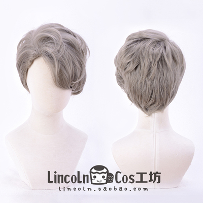 taobao agent Lincoln hypnotic microphone COSPLAY micro -rolled fake hair COS wig