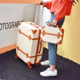 Ретро универсальный свежий чемодан, в корейском стиле, 24 дюймов, подходит для студента