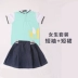 Quần áo mẫu giáo quần áo mùa hè Phiên bản Hàn Quốc của đồng phục tiểu học và trung học cơ sở Anh đồng phục lớp hè của Anh - Đồng phục trường học / tùy chỉnh thực hiện Đồng phục trường học / tùy chỉnh thực hiện