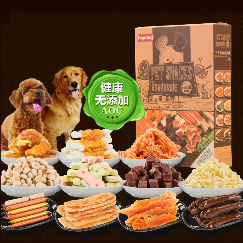 Đồ ăn nhẹ cho chó Spree 800g Teddy Golden Retriever Bò Răng Thanh Nhai Răng Gà Xương Huấn luyện chó nhỏ - Đồ ăn vặt cho chó