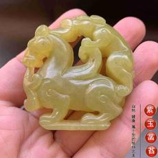 Украшения на руку 老玉古玩神兽玉佩腰佩小手把件小摆件清仓包邮012