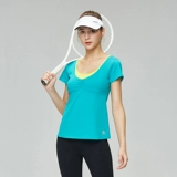 Одежда для йоги для спортзала, футболка, приталенный комплект, топ с чашечками, короткий рукав