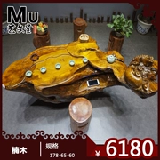 Nanmugen khắc trà Đài Loan Haishutou nghệ thuật trà Kungfu bàn cà phê gỗ toàn bộ rễ cây gỗ rắn bàn trà kinh tế loại 17 - Các món ăn khao khát gốc