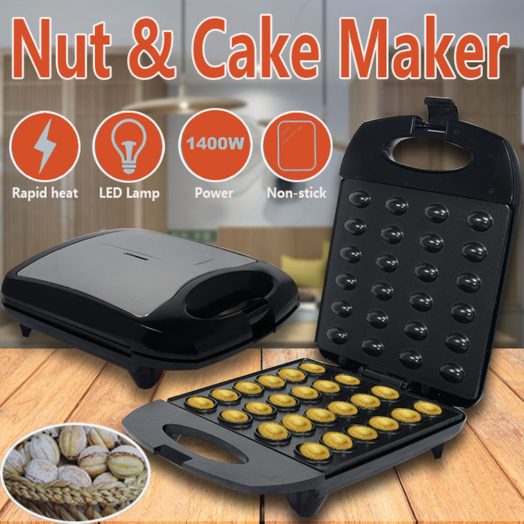 NUTCAKE MACHINE NUT WAFFLE ELECTRIC WALNUT CAKE MAKER