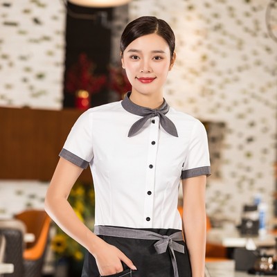 海底捞火锅西餐厅服务员工作服长短袖饭店餐饮营业员衣服男女定做