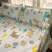 Nhỏ thô bông trải giường ba mảnh chi phí cũ bông mùa hè cao khô Zhanshen không ngủ một mình - Khăn trải giường