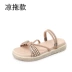 Giày sandal lưới nữ màu đỏ đế mềm đế mềm hoang dã 2019 mới hè học sinh với váy dài mang giày thủy triều - Sandal dép đế xuồng Sandal