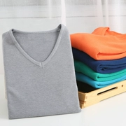 Áo len nam Playboy cashmere đầu rắn màu cỡ lớn chạm đáy áo len cổ chữ V dày áo len 3