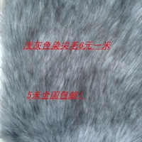 Бесплатная доставка с высокой утолщенной имитацией кроличья меховая одежда столовая столовая ткань волос воротни