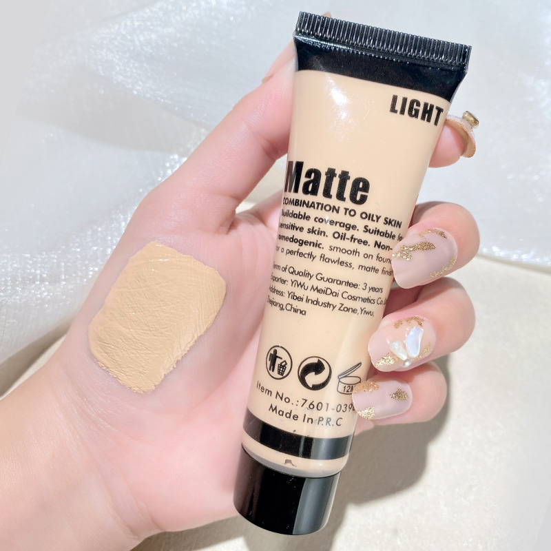 Light (For Yellowish Skin)miss rose Concealer Liquid Foundation acne scarring cover Acne Freckles speckle dark under-eye circles face lasting Cottect