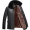 Áo choàng mùa thu đông 2018 trong phần dài cộng với chất liệu nhung dày của bố công sở thường diện áo khoác da nam size rộng