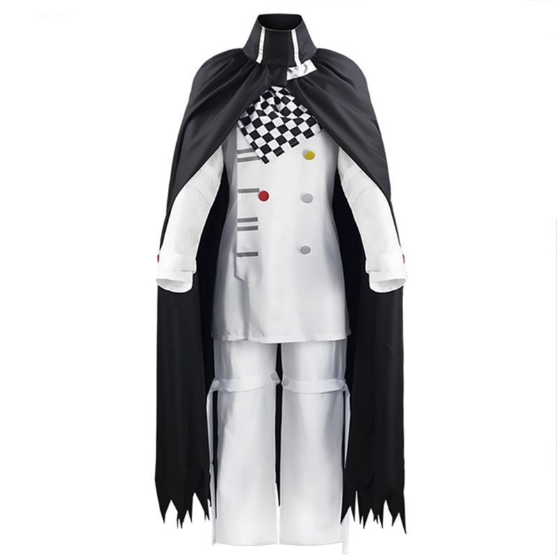 Suit + Black Cape (Top + Pants + Scarf + Bandage + Black Cape)New projectile theory V3cos Wang Ma Xiaoji president Cos clothing scarf Cape cosplay clothing Suit