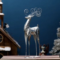 H3223 Серебряный большой стойкий олень