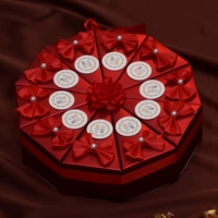 [Стиль-14] 10 коробок с красными моделями рождения