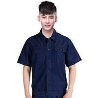 Джинсовый комплект, короткий рукав