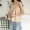 Mùa hè Hàn Quốc phiên bản của hoang dã vui tươi tuổi vest màu rắn treo băng thông lỏng mỏng không tay búp bê áo sơ mi sinh viên áo áo khoác jean nữ