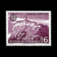 Австрия 1978 г. Статилия Замок Строительство Скульптурные издания иностранные марки