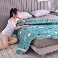 Đệm mùa hè đệm bảo vệ phần mỏng đệm chống trượt 1.8m có thể giặt mùa hè ký túc xá đơn giường đôi nệm pad - Nệm đệm hơi
