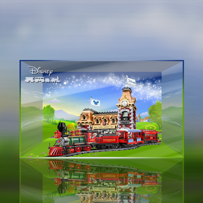taobao agent 【Move】Lego71044 Lego Disneyland special acrylic display box
