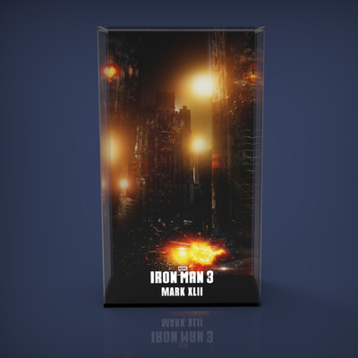 taobao agent 【Move】1/4 Iron Man MK42 Ordinary Version/Deluxe Dedicated Dust Dust Show Box