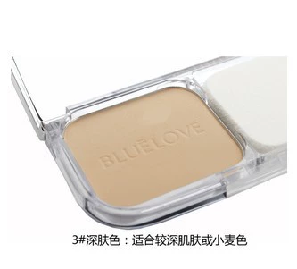 Blue Love Bột nén trong suốt và mượt mà - Bột nén