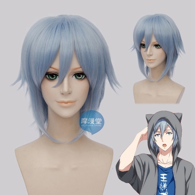 taobao agent [Mo Mantang] Idolish7 tetraonic ice blue face to restore character cosplay wigs