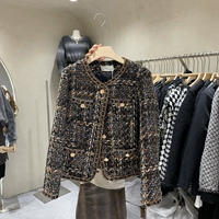 Южнокорейский демисезонный товар, короткое пальто, куртка, французский стиль, в стиле Шанель, широкая цветовая палитра