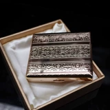 Медный мужской латунный металлический высококлассный портсигар, подарок на день рождения