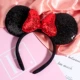 Красный ободок Minnie с пайетками