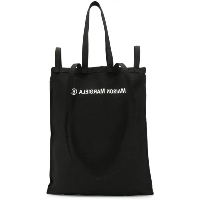 Blackma'am trend fashion Solid color youth portable The single shoulder bag canvas cowboy high-capacity Shopping bag MM6 Tote Bag