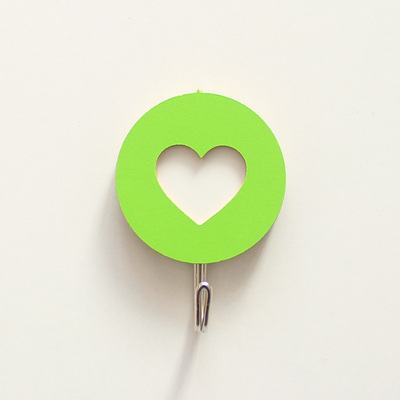 10个装 挂钩可爱家用不锈钢强力不干胶免打孔粘钩【英赛德3c数码馆】