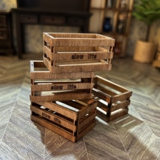 bjd场景道具娃屋 微缩木框盒ob11食玩bjd六分八分兵人盲盒潮玩娃娃屋场景道具迷你