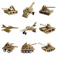 Bullet vỏ thủ công xe tăng pháo mô hình retro công nghiệp trang trí gió trang trí đồ chơi mới - Chế độ tĩnh đồ chơi cho bé