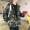 Quần áo nam Fang Shao 2019 mùa thu Hàn Quốc của xu hướng áo khoác ngụy trang Hồng Kông đẹp trai áo trùm đầu rộng rãi áo khoác BF - Áo khoác