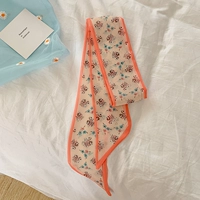 Оранжевый цветочный