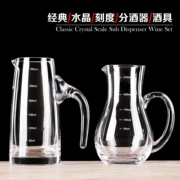 Pha lê không chì pha lê decanter rượu vang đỏ decanter rượu vang trắng decanter cốc nam đo lường với quy mô