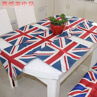 Британский флаг ветрового стола, рисовый флаг флага, европейский и американский шкаф для кофейного стола с ветром, костюма British Flag Couster