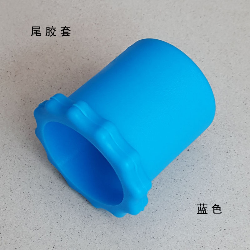 Blue 2Hot sale KTV Microphone Anti roll ring thickening silica gel Four corners ring Microphone Caudal segment protect suit Anti falling sleeve Wheat cover